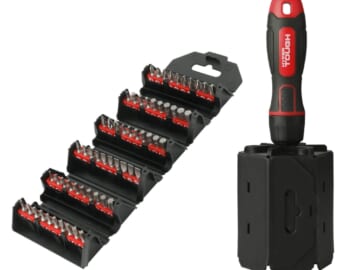 Hyper Tough 63-Piece Roll-Up Ratcheting Screwdriver Set for $10 + free shipping w/ $35
