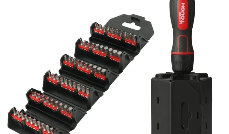Hyper Tough 63-Piece Roll-Up Ratcheting Screwdriver Set for $10 + free shipping w/ $35