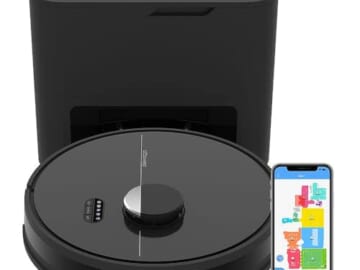 bObsweep Dustin Wi-Fi Self-Emptying Robot Vacuum & Mop for $240 + free shipping