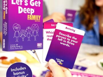 WHAT DO YOU MEME? Let’s Get Deep Family Edition $9.99 (Reg. $19.99) – Family Conversation Cards