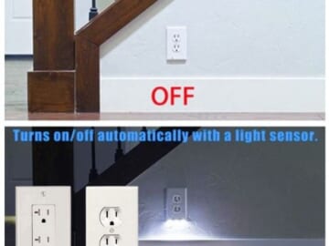 BH Outlet Covers with Built-In LED Night Light, 5-Pack (Squared or Rounded) $16 (Reg. $70) – $3.20 Each
