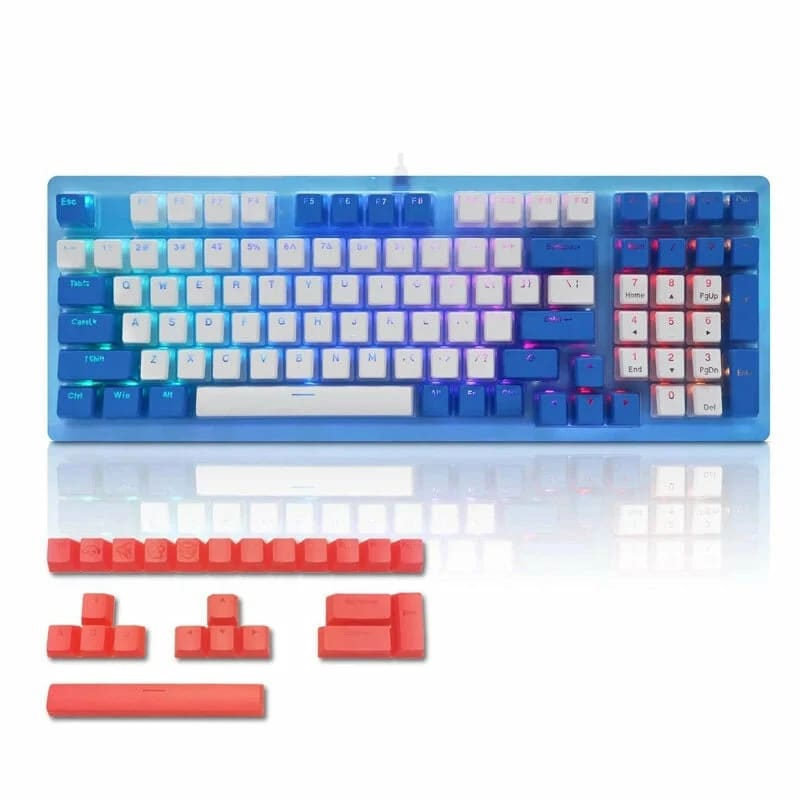 Womier K98 Wired Hotswap RGB Mechanical Keyboard for $43 + free shipping