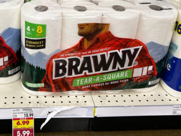 Brawny Paper Towels Are As Low As $3.99 At Kroger