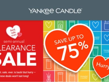 Yankee Candle Semi-Annual Clearance | $10.50 3-Wick Candles!