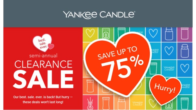 Yankee Candle Semi-Annual Clearance | $10.50 3-Wick Candles!
