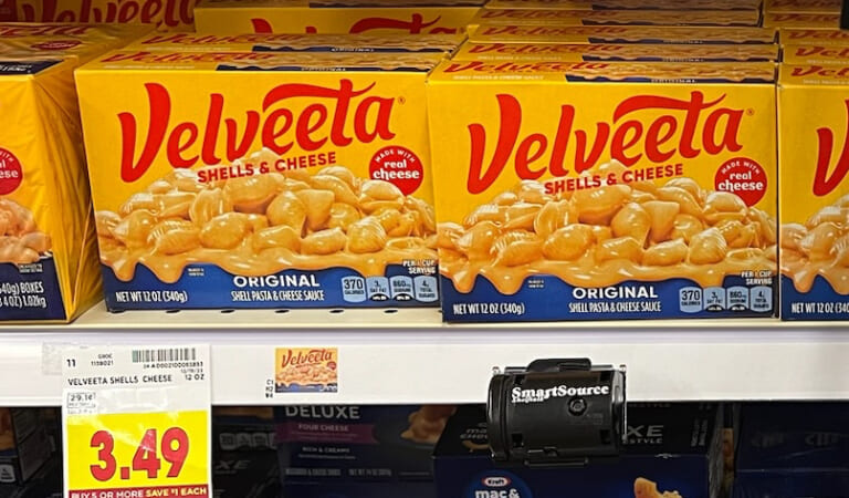 Velveeta Shells & Cheese As Low As $2.24 At Kroger
