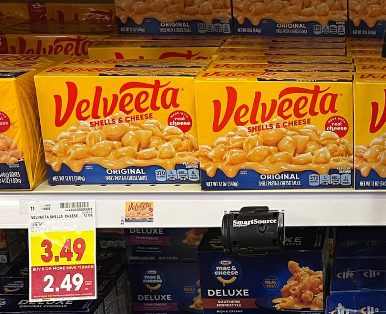 Velveeta Shells & Cheese As Low As $2.24 At Kroger