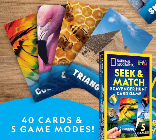 National Geographic Scavenger Hunt for Kids Card Game $4.99 (Reg. $10)