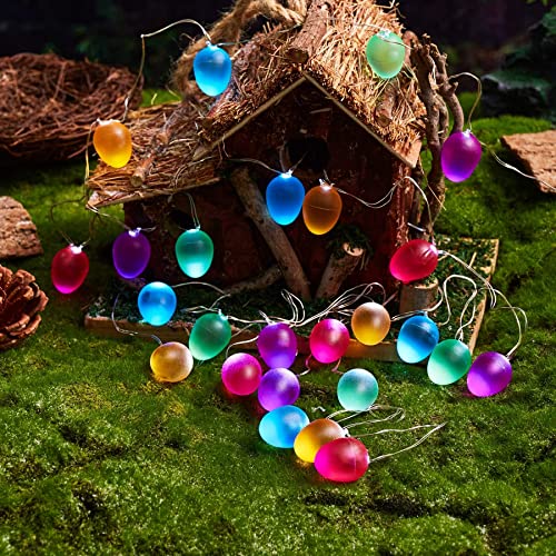 Easter Lights Egg Decorative Fairy String Lights 30 LEDs 10 ft Battery Operated for Home Bedroom Birthday Classroom Wall Decor
