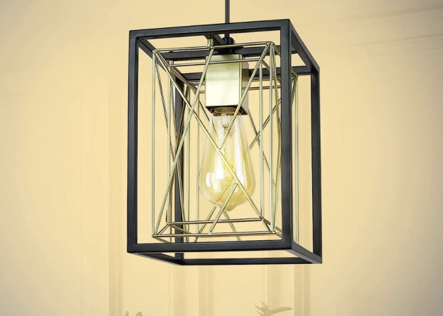 Industrial Vintage Farmhouse Pendant Light Fixture for just $24.99 shipped!