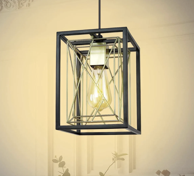 Industrial Vintage Farmhouse Pendant Light Fixture for just $24.99 shipped!