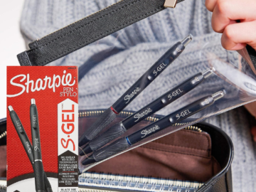 Sharpie 12-Count Bold Point Black Ink S-Gel Pens as low as $10.05 Shipped Free (Reg. $12.65) – 84¢/Pen