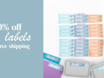Mabel’s Labels | 45 Waterproof Large Labels $11.75 Shipped