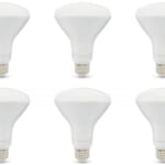 Amazon Basics 65W Equivalent BR30 LED Light Bulb 6-Pack for $10 + free shipping