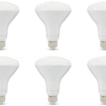 Amazon Basics 65W Equivalent BR30 LED Light Bulb 6-Pack for $10 + free shipping
