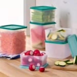 Tupperware 12-Piece Square Stacking Food Containers Set for just $19.99! (Reg. $40)