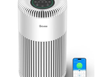 Take control of your air quality and breathe easy with Govee Air Purifier for just $89.99 (Reg. $169.99)