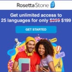 *HOT* 50% Off Rosetta Stone Lifetime Subscription! (Includes all 25 languages)