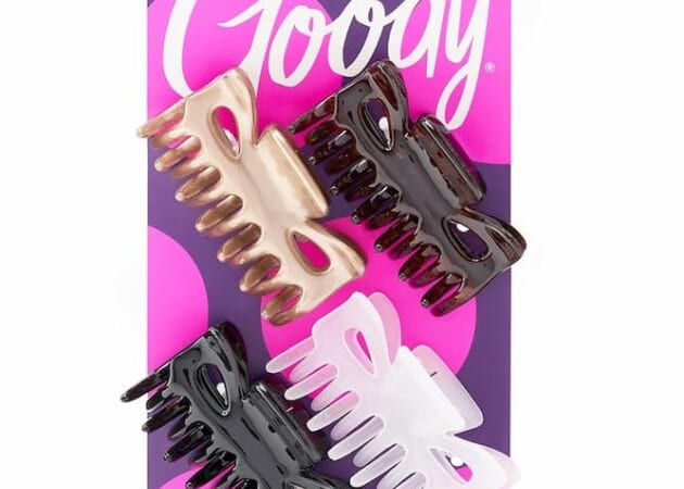 Goody Medium Hair Claw Clips, 4-pack for just $2.84 shipped!