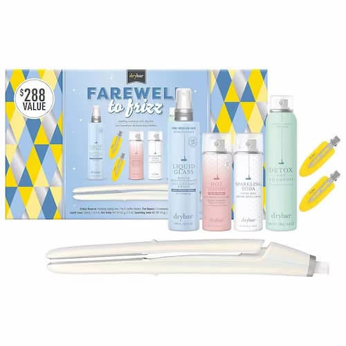 Drybar Reserve Vibrating Flat Iron & Detox Dry Shampoo Hair Set