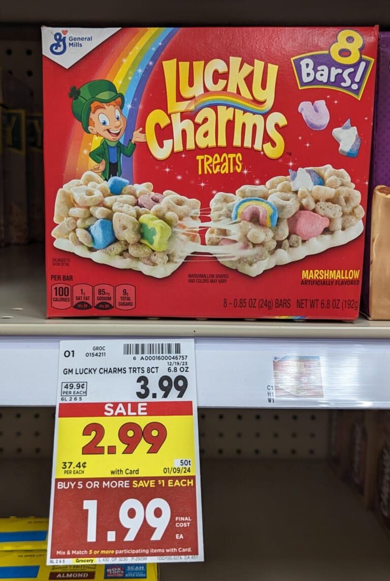 General Mills Treat Bars As Low As $1.24 Per Box At Kroger