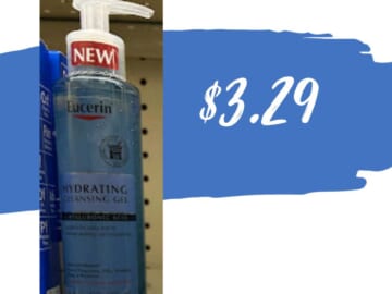 $3.29 Eucerin Hydrating Gel Cleanser (reg. $10.79) at CVS