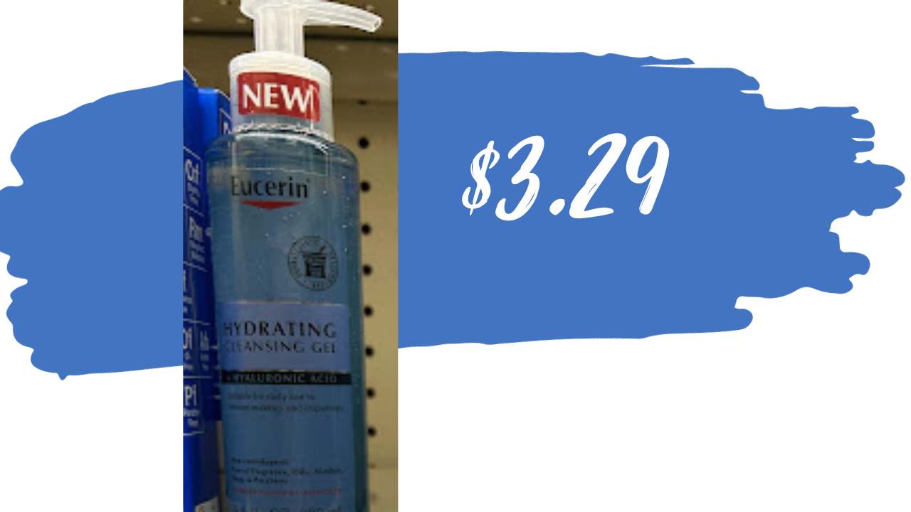 $3.29 Eucerin Hydrating Gel Cleanser (reg. $10.79) at CVS