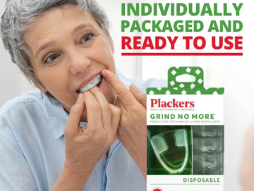 Plackers 10-Count Grind No More Dental Guard Protection for Teeth as low as $6.39 Shipped Free (Reg. $17) – 64¢/Dental Guard – Up to 30 uses
