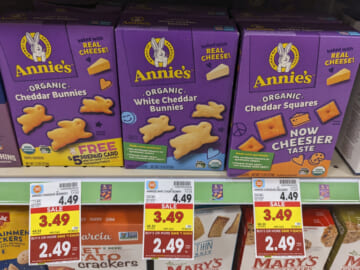 Annie’s Cheddar Crackers As Low As $1.99 At Kroger (Regular Price $4.49)