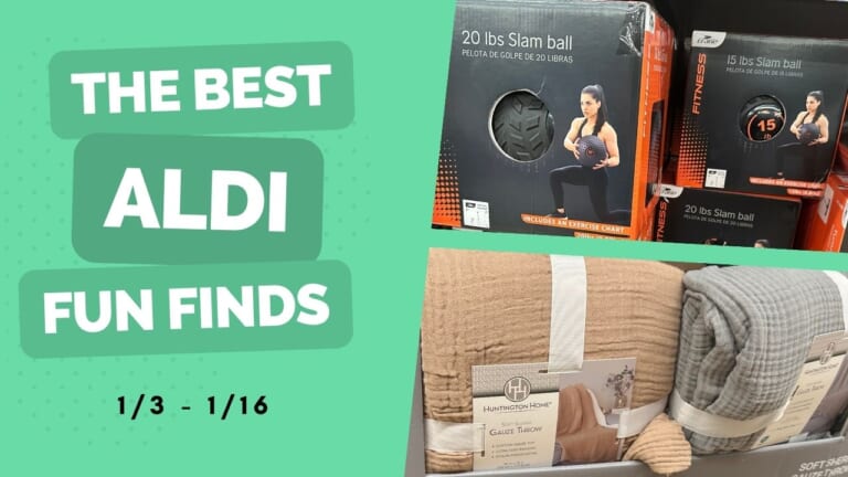 Aldi Fun Finds | Organize & Get Fit for Under $10!