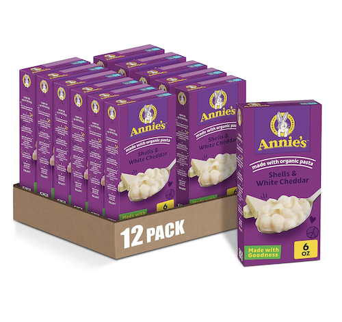 Annie’s White Cheddar Shells Macaroni & Cheese Dinner