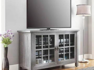 Better Homes & Gardens Oxford Square TV Stand for TV’s up to 55″ $98 Shipped Free (Reg. $121) – Gray or Weathered Oak