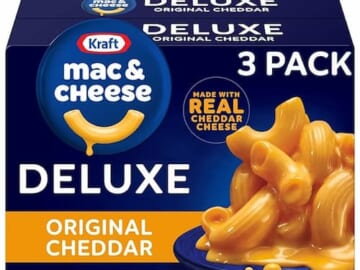 Kraft Deluxe Original Cheddar Macaroni & Cheese Dinner