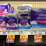 Always Discreet Pads & Liners As Low As $1.99 At Kroger