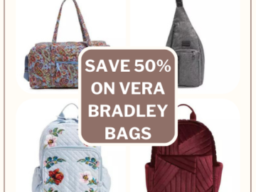 Save 50% on Vera Bradley Bags from $30 (Reg. $65+)