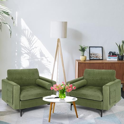 Upgrade your space with this Giantex Set of 2 Single Sofa for just $428.99 After Code + Coupon (Reg. $779.99) + Free Shipping