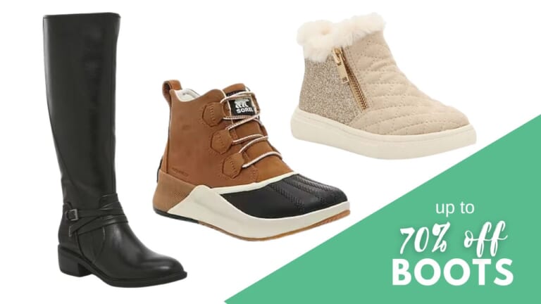 DSW | 70% Off Boots For the Family + Free Shipping