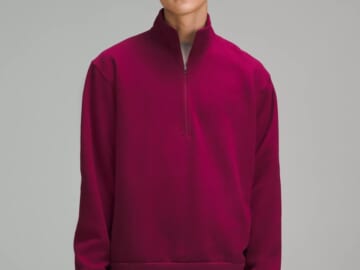 lululemon Men's Steady State Half Zip for $79 + free shipping