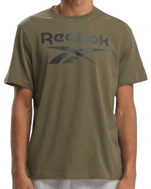 Reebok Men's Identity Big Stacked Logo T-Shirt for $10 + free shipping