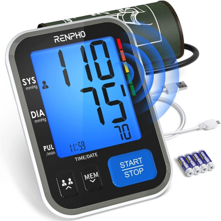 Renpho Upper Arm Blood Pressure Monitor for $23 + free shipping w/ $35
