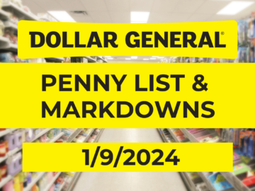Dollar General Penny List 1-9-2024