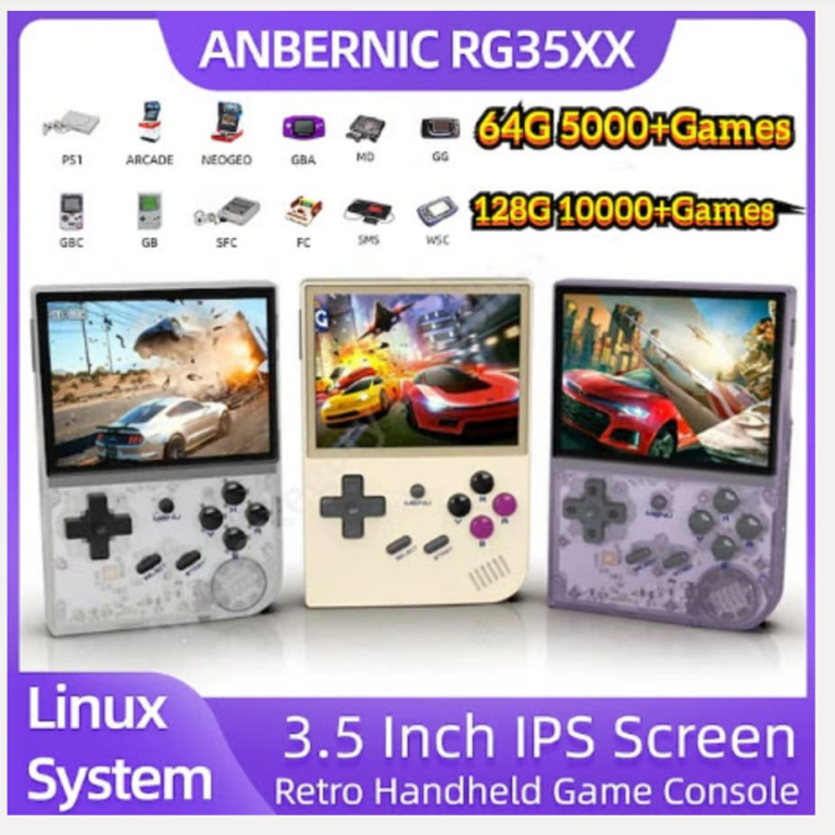 Anbernic RG35XX 64GB Retro Handheld Game Console for $43 + free shipping