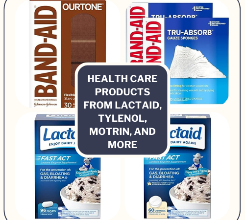 Health Care Products from Lactaid, Tylenol, Motrin, and More from $4.26 (Reg. $6+)