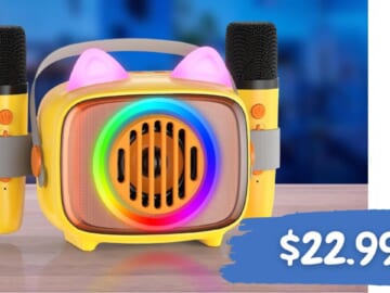 Amazon Code | Kids Portable Karaoke Machine $22.99