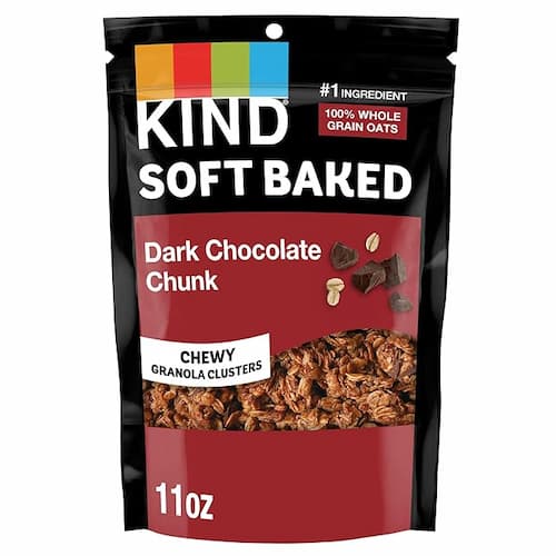KIND Soft Baked Granola, Dark Chocolate Chunk, 11 oz bag
