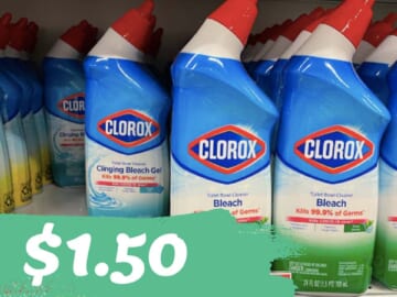 Get Clorox Toilet Bowl Cleaner for $1.50 at Publix