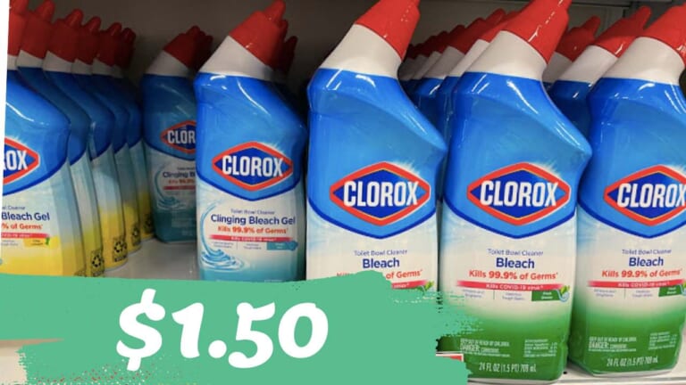 Get Clorox Toilet Bowl Cleaner for $1.50 at Publix