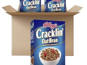 Kellogg's Cracklin' Oat Bran Breakfast Cereal