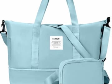 Seyojn Weekender Travel Bag with Belt Bag