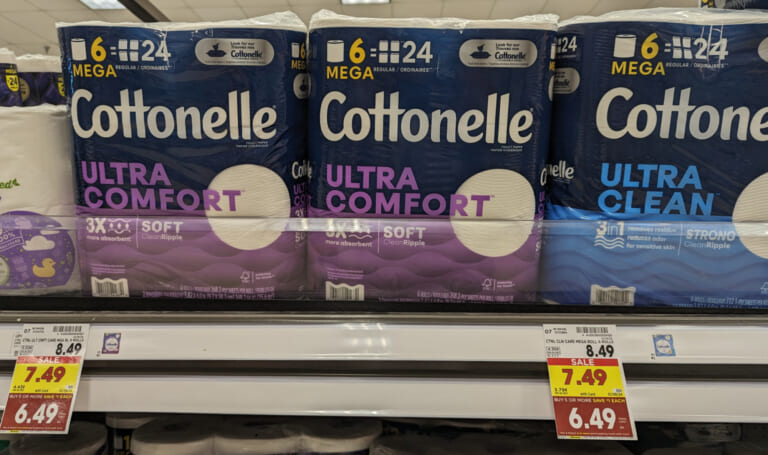 Get Cottonelle Toilet Paper As Low As $5.49 At Kroger